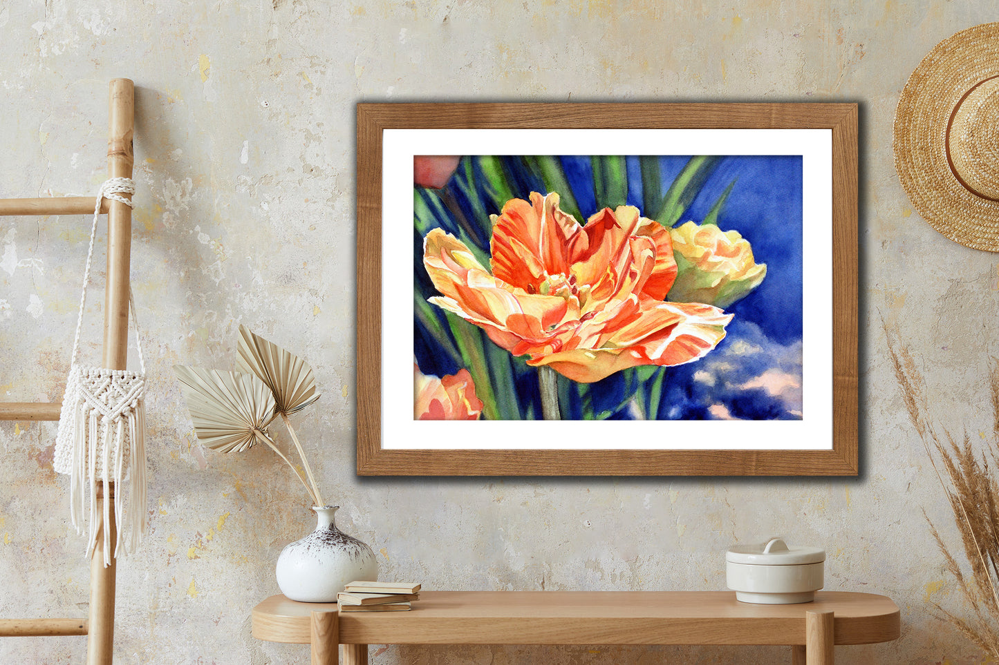 Sonic Bloom Original Watercolor Painting