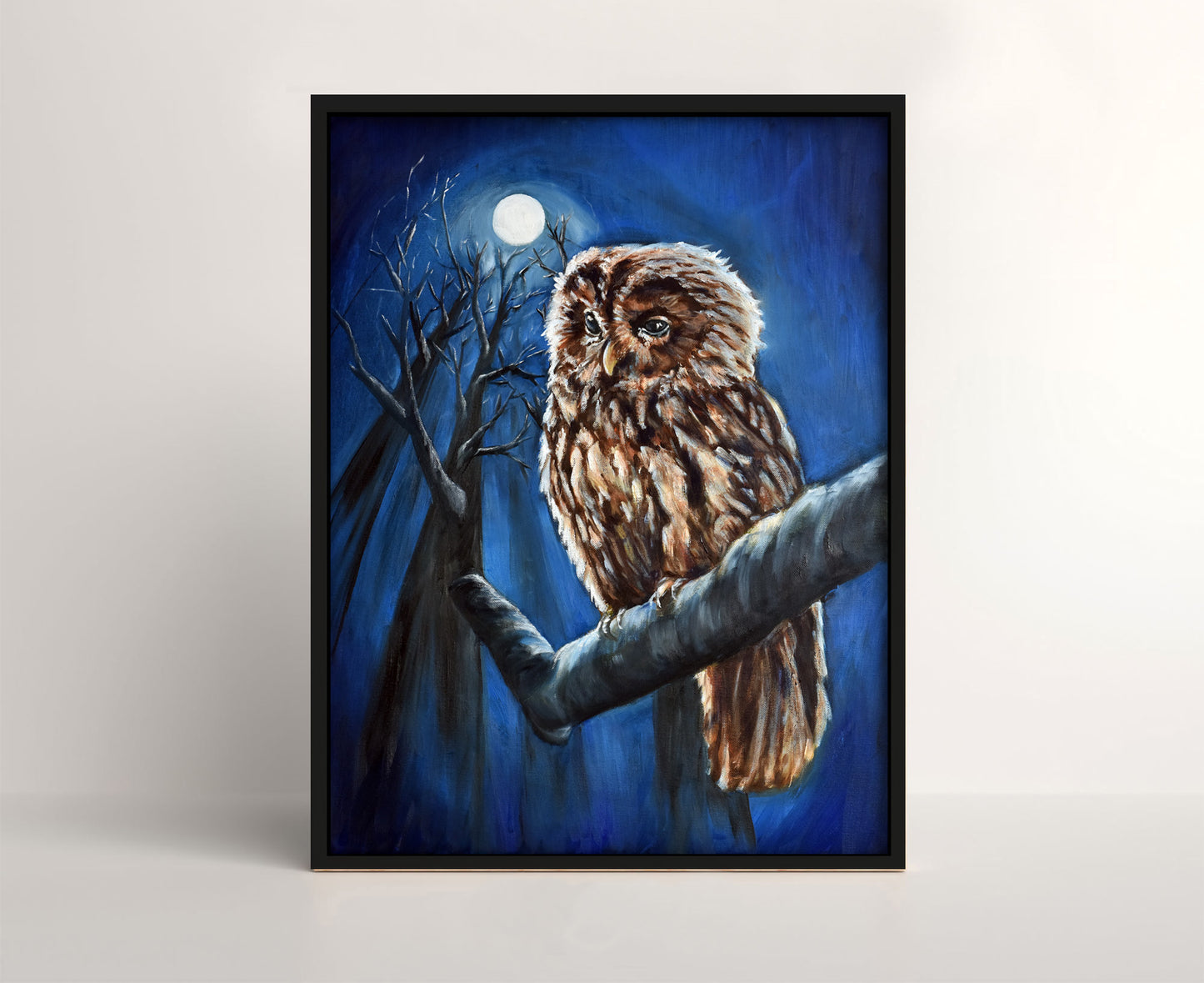 Night Owl Original Oil Painting