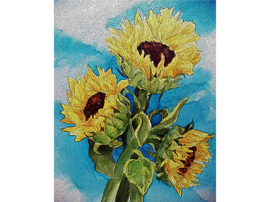 Sunflower Painting Fine Art Print