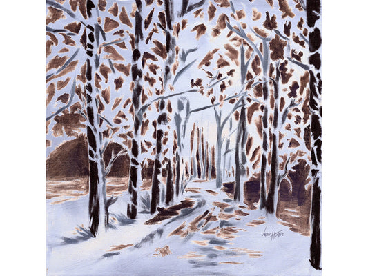 Snowy Landscape Fine Art Print