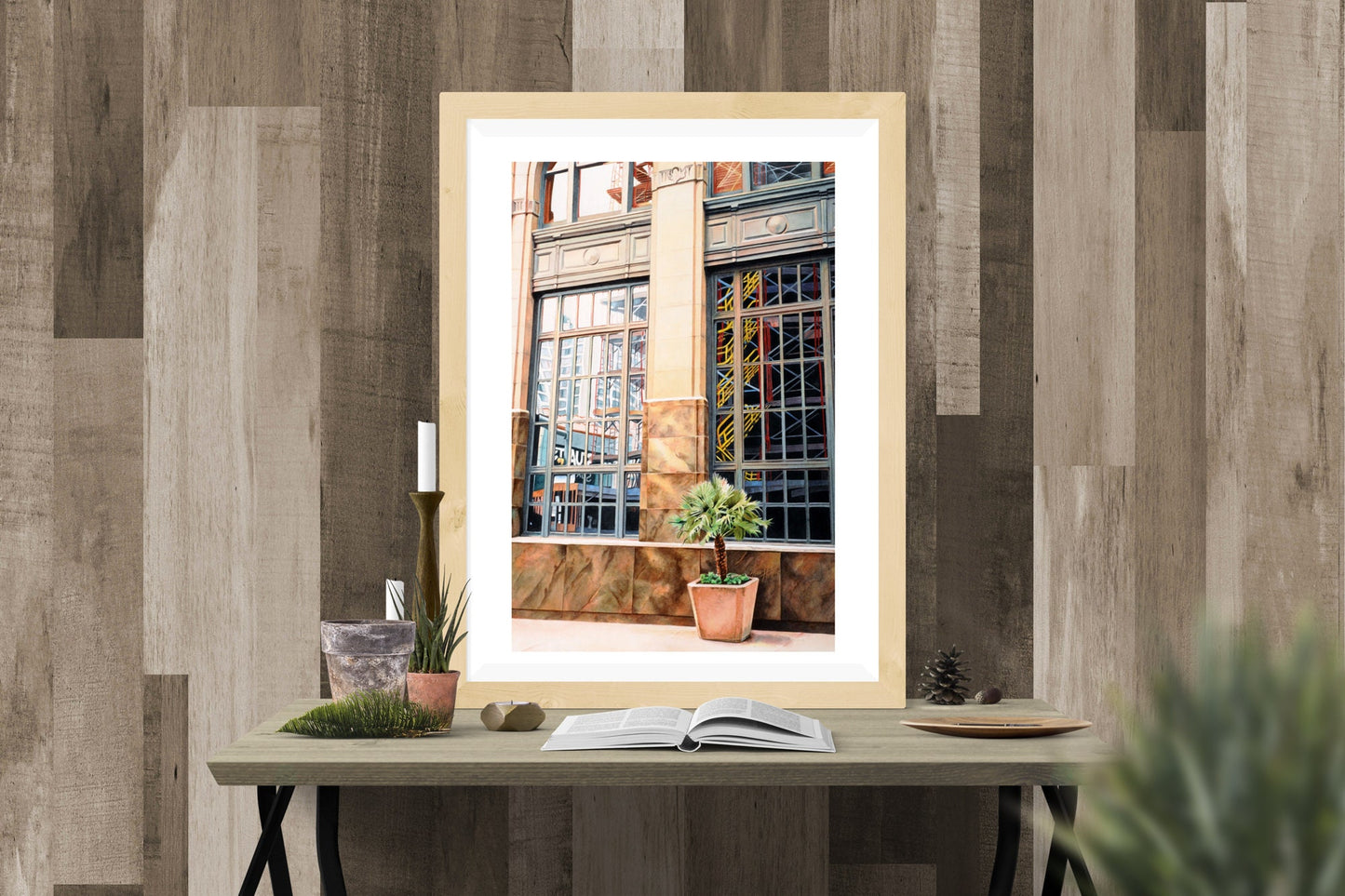 Growing Panes City Architectural Fine Art Print