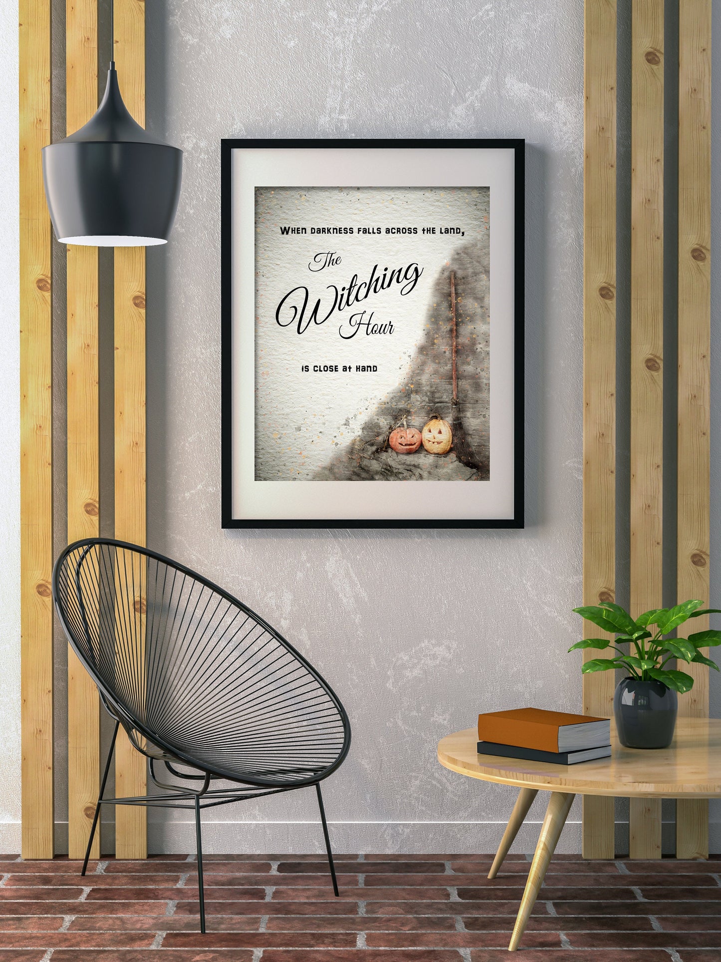 Witching Hour Printable Halloween Poster