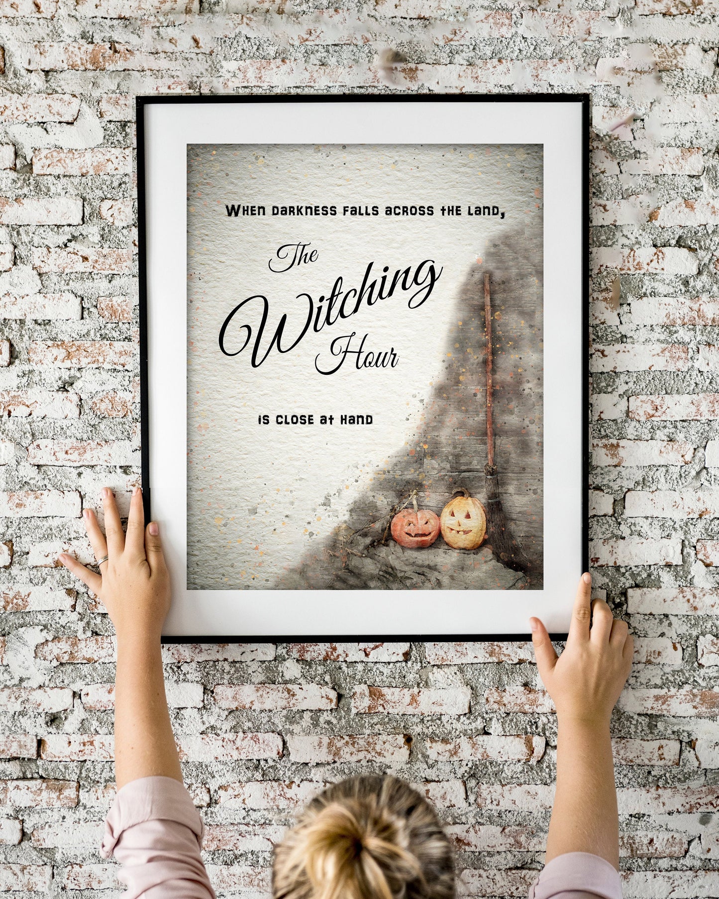 Witching Hour Printable Halloween Poster