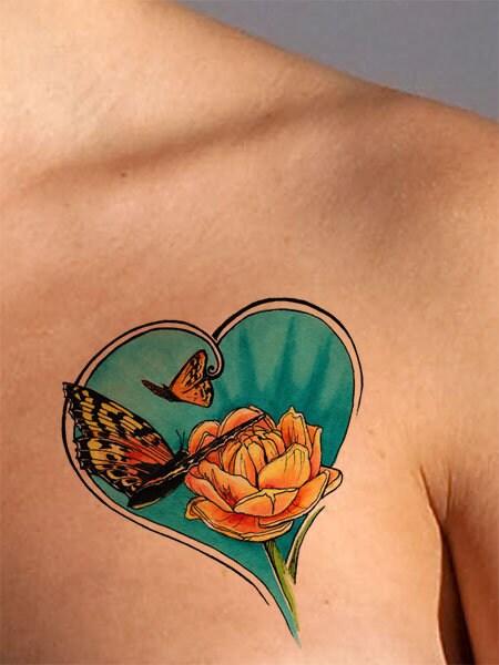 Flower Tattoo Design Set