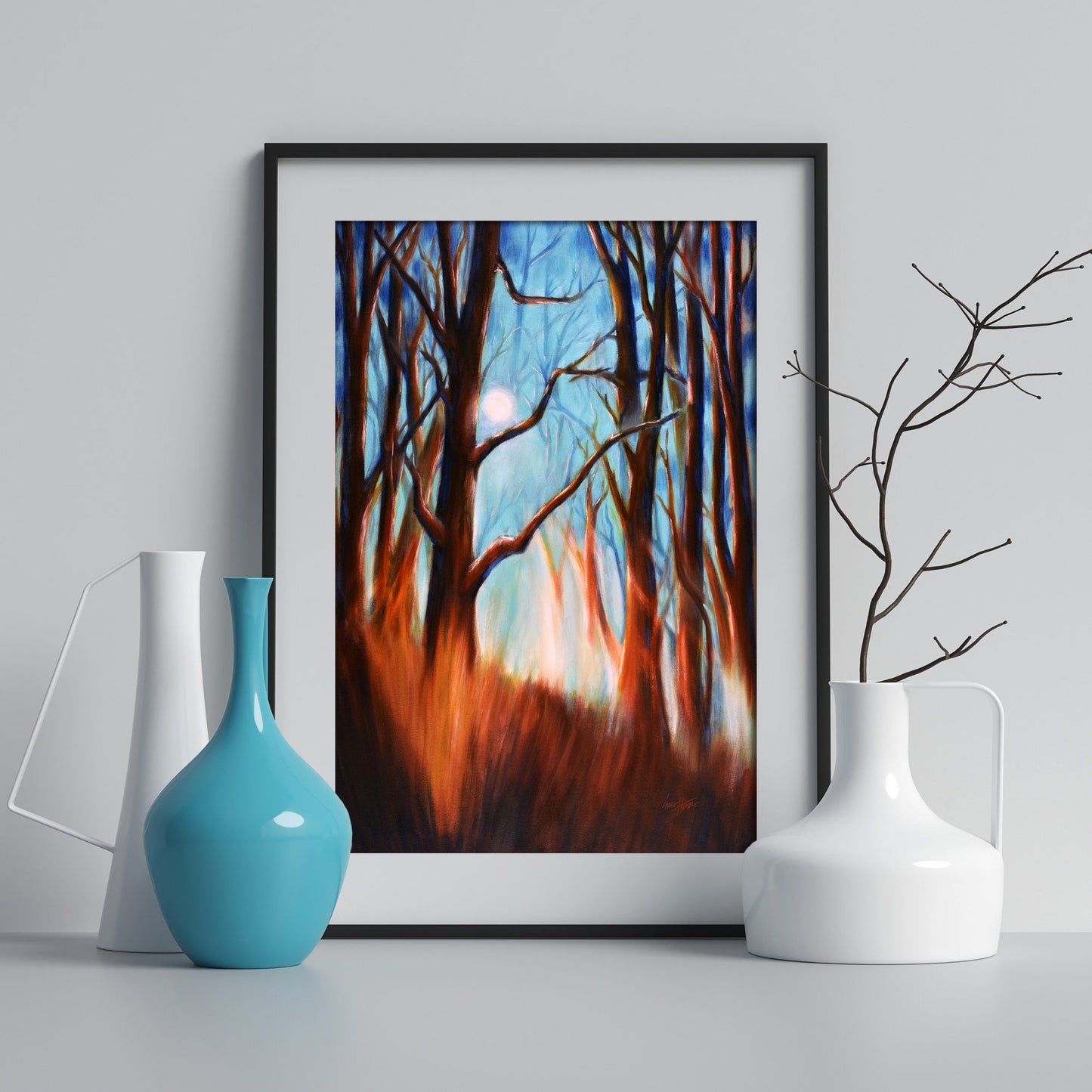 Moonlight Forest Fine Art Print