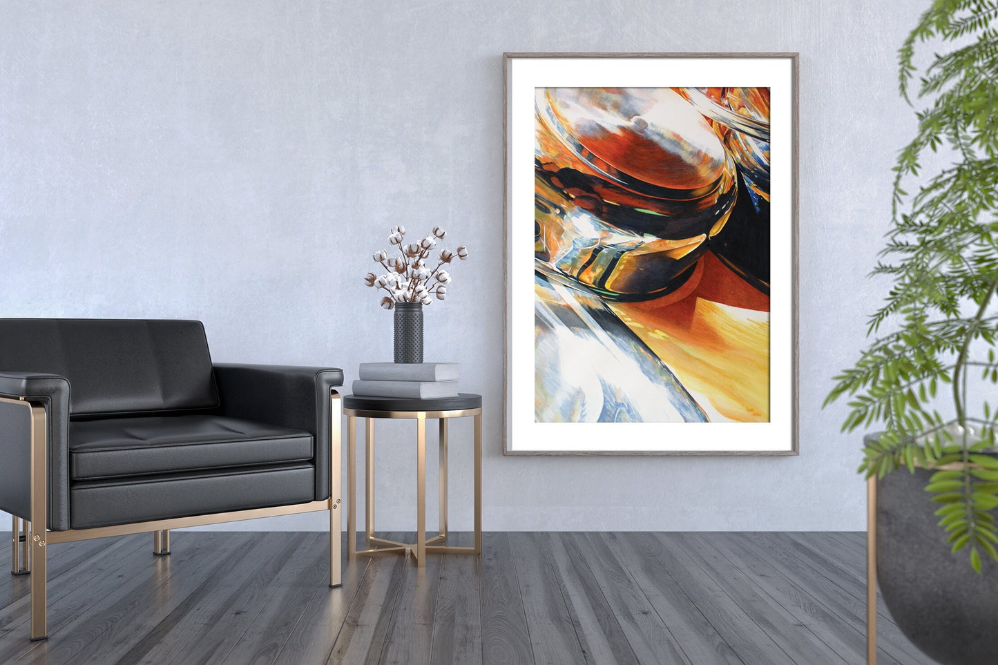 Large Abstract Painting Fine Art Print