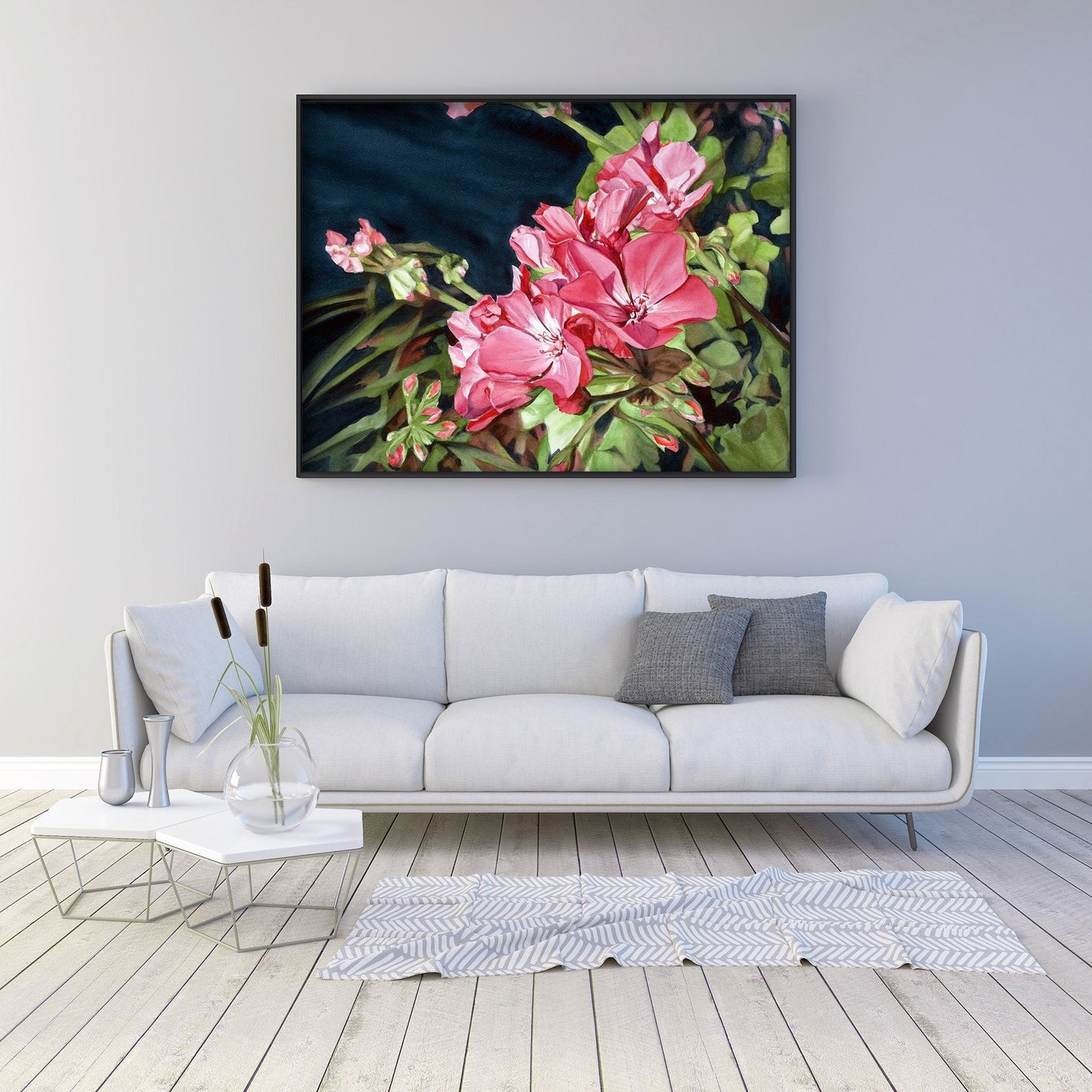 Pink Botanical Digital Print