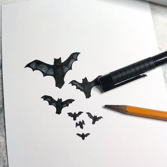 Flying Bats Tattoo Design