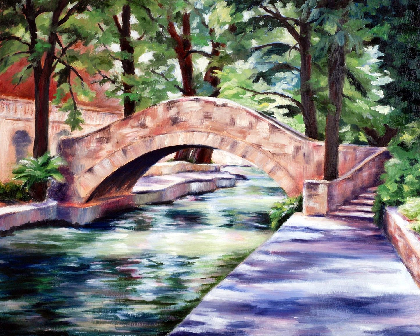 San Antonio Riverwalk Fine Art Print