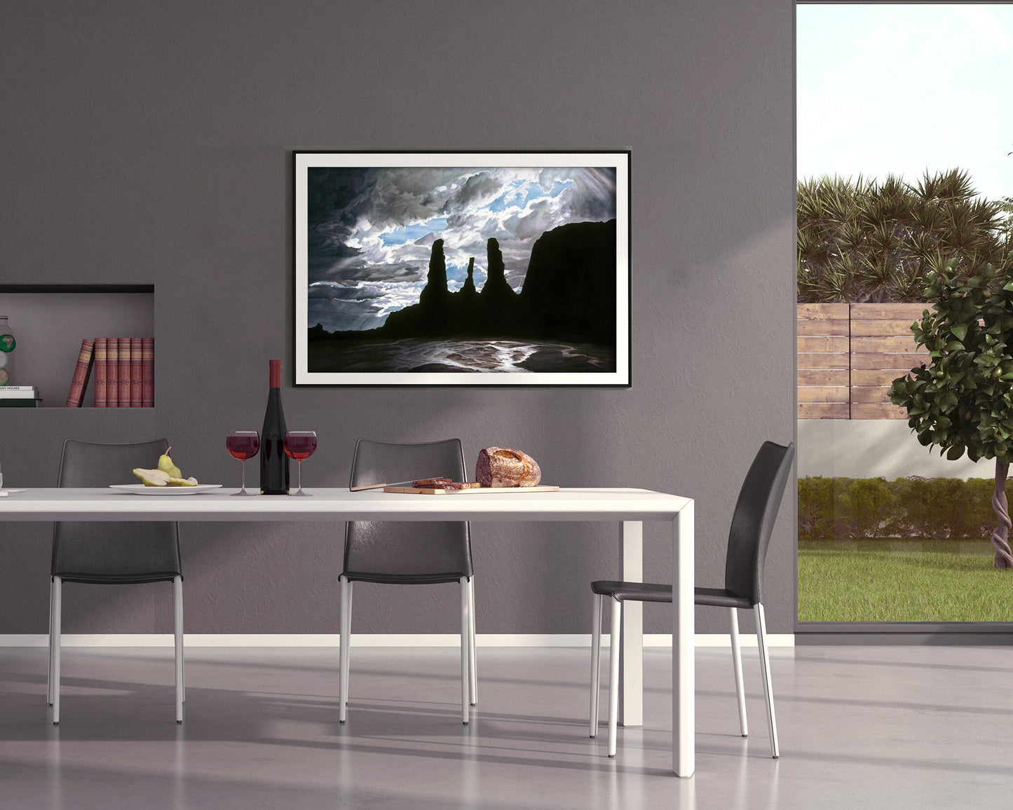 After The Rain Monument Valley Fine Art Print