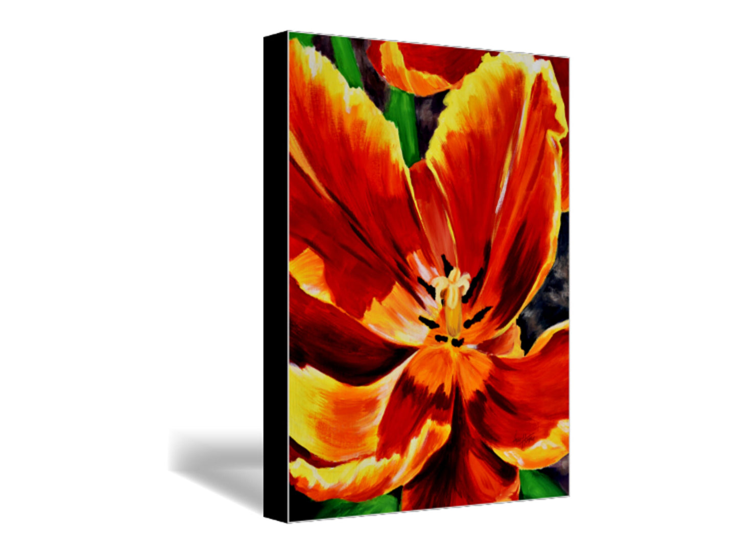 Flower Painting, Tulip Painting, Large Wall Art, Oil Painting, Canvas Print, Modern Wall Art