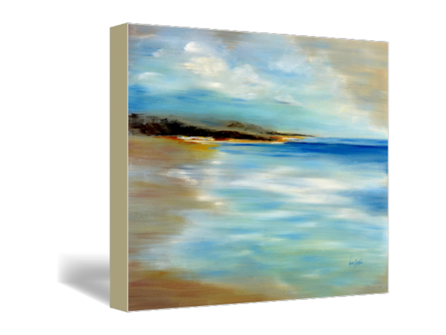 Impressionist Painting, Coastal Decor, Canvas print, Oversized Wall Art, Above Bed Decor, Oil Painting