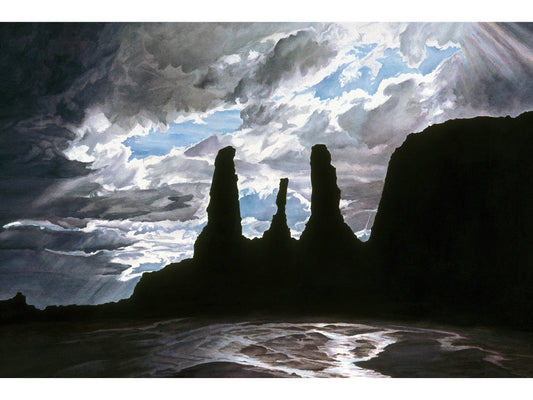 After The Rain Monument Valley Fine Art Print