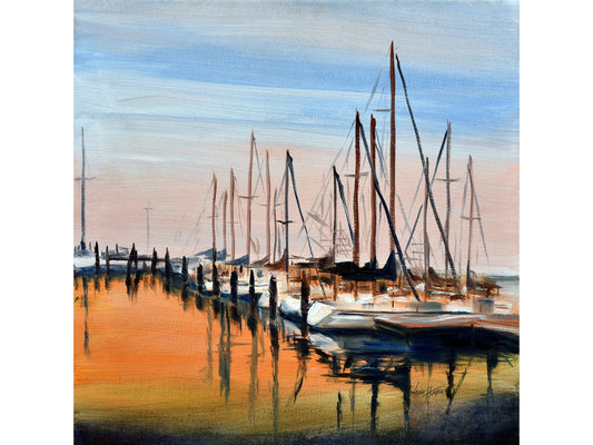 Sailboat Sunset Fine Art Print
