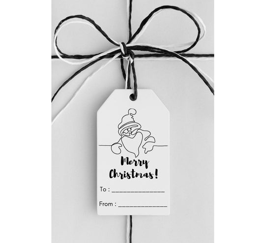 Minimalist Christmas Printable Gift Tags Set