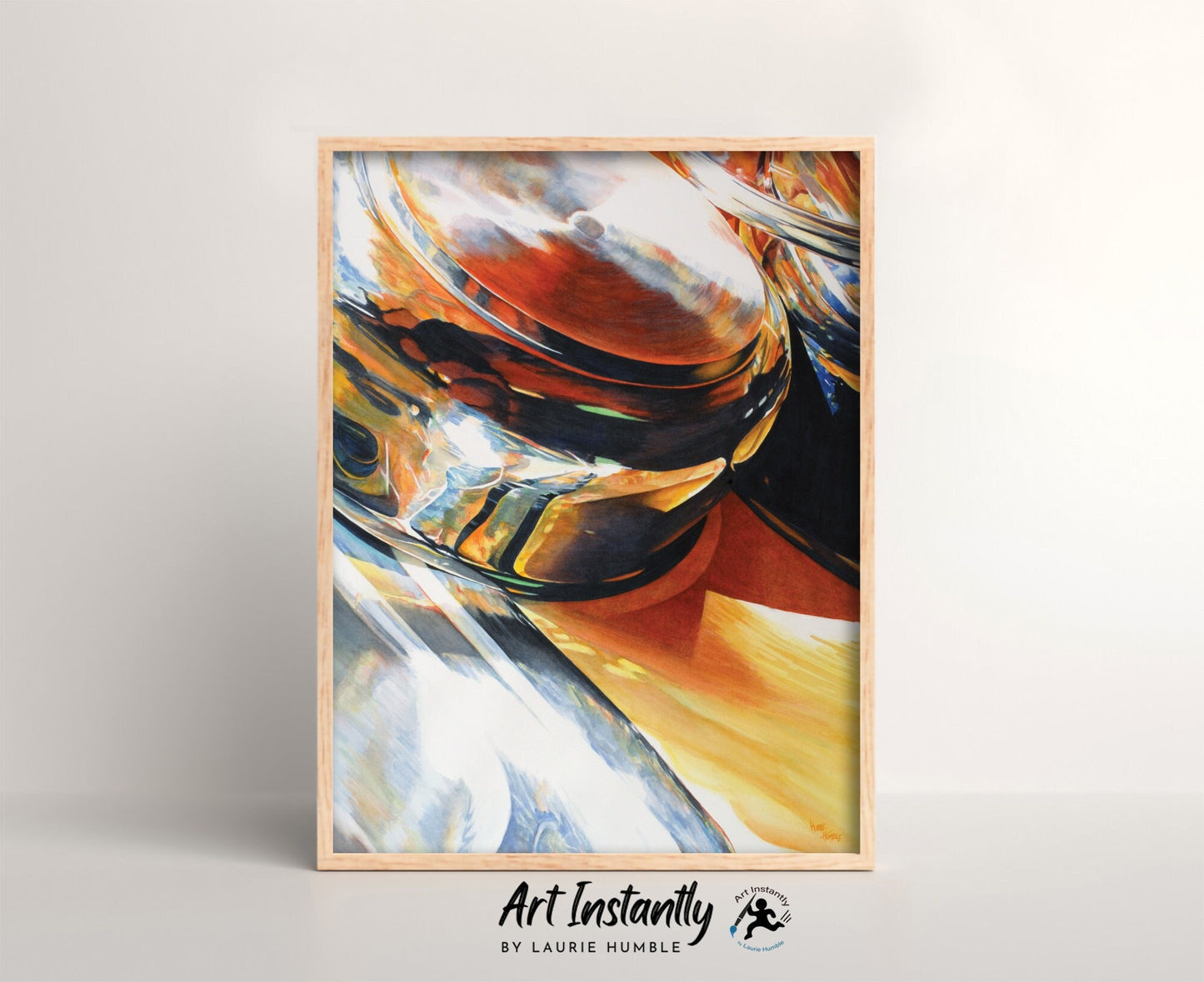 Large Abstract Painting Digital Print