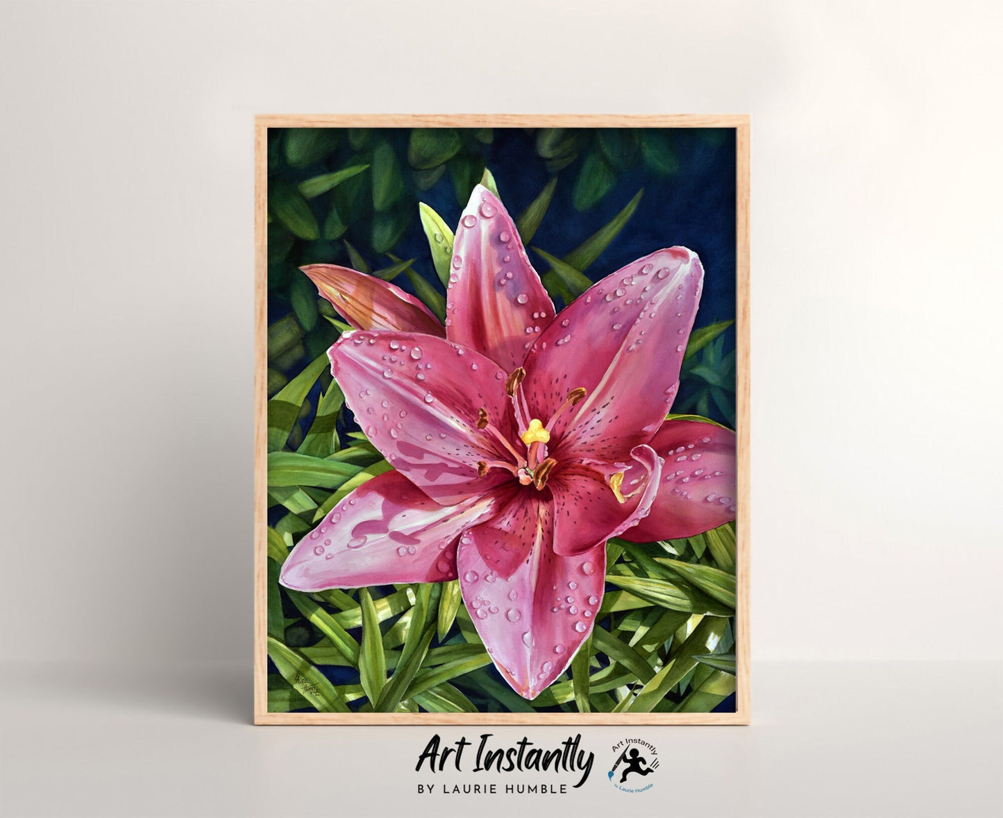 Pink Lily Digital Print